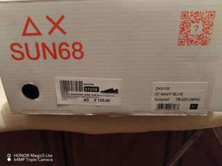 Sun68 Scarpe Blu Grigio 43