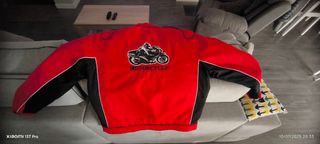 Cazadora Moto Racing Roja