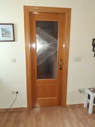 Puerta interior madera