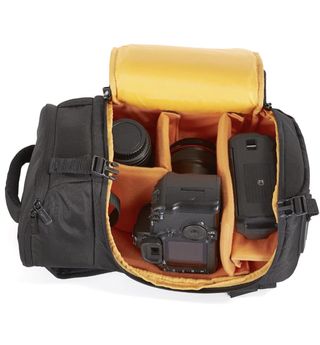 Mochila cámara réflex negra