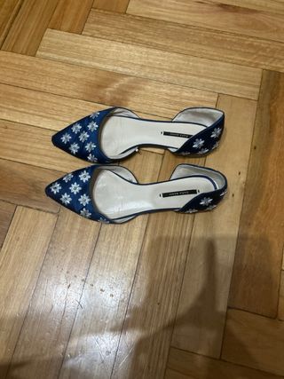 Sandalias Zara - Azul marino
