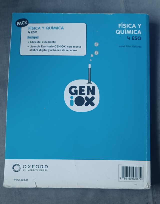 Física y Química 4º ESO. Libro del estudiante. ...