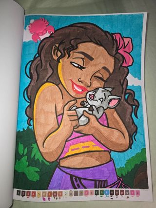 Coloriages mystères Disney - Spécial Film : Vaiana
