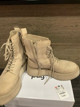 Botines Zara beige 40