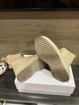 Botines Zara beige 40