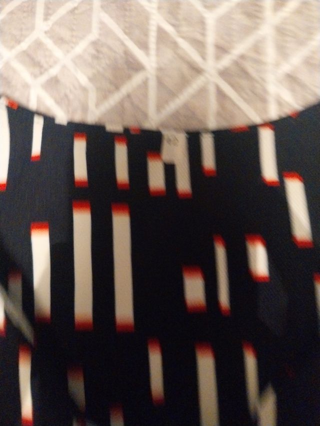 Vestido negro y blanco