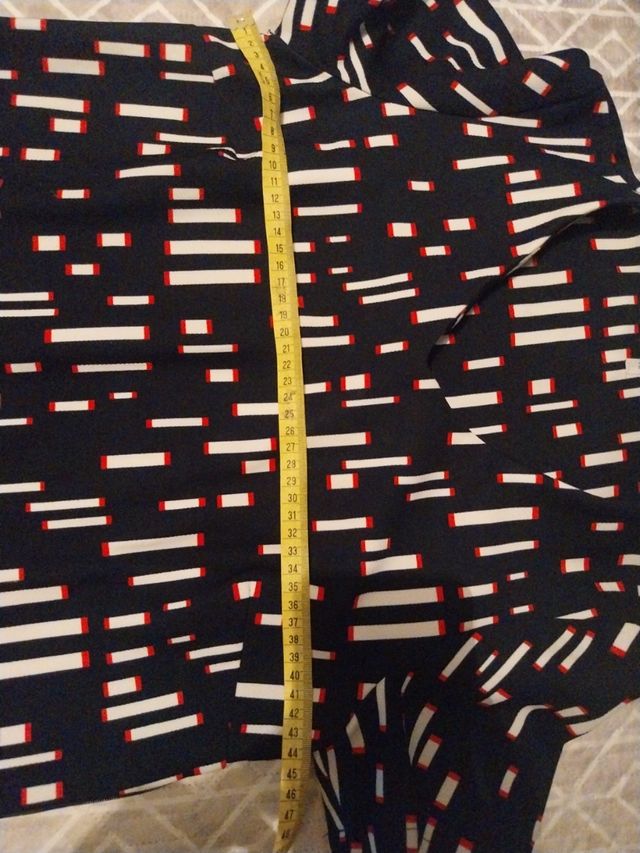 Vestido negro y blanco