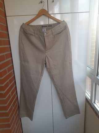 Pantalones Elisabeth beige 48/50