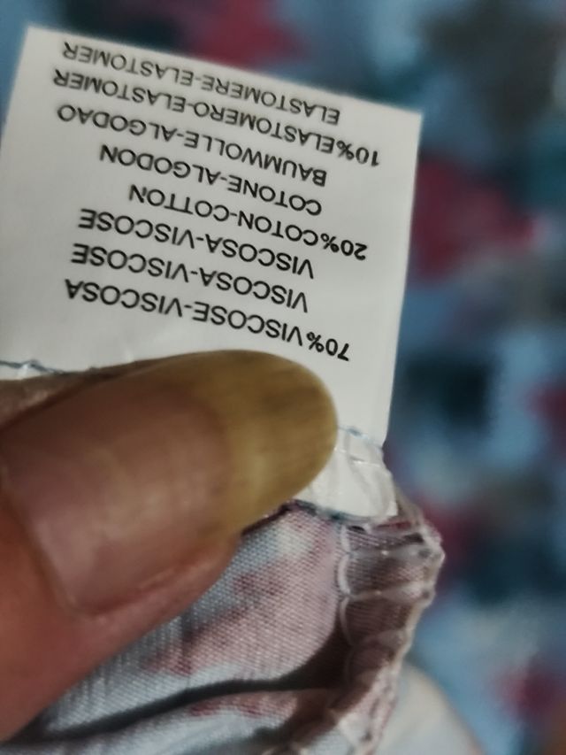 Camiseta estampada FangHua azul