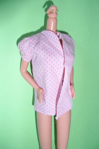 Barbie 1989 Outfit #2615 camicia pois fashion anni