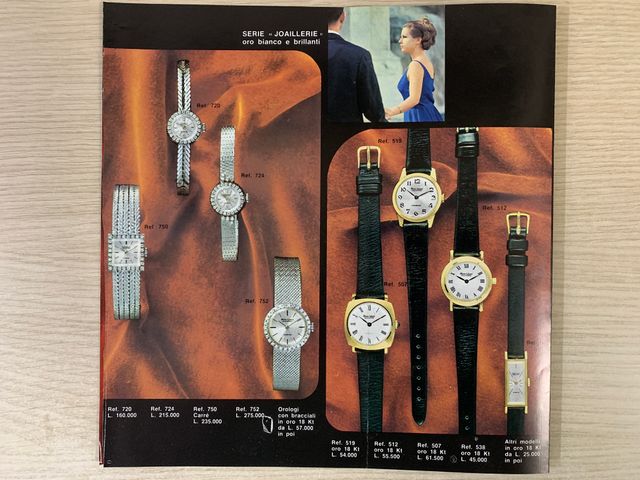 PHILIP WATCH Vintage catalogo orologi anni '70