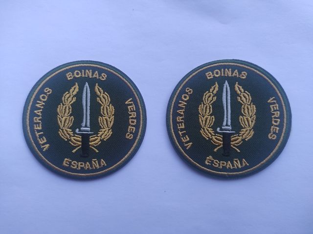 Parche Bordado Boinas Verdes  3,5 € unidad