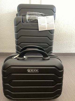 3 Maletas Negras Nuevas