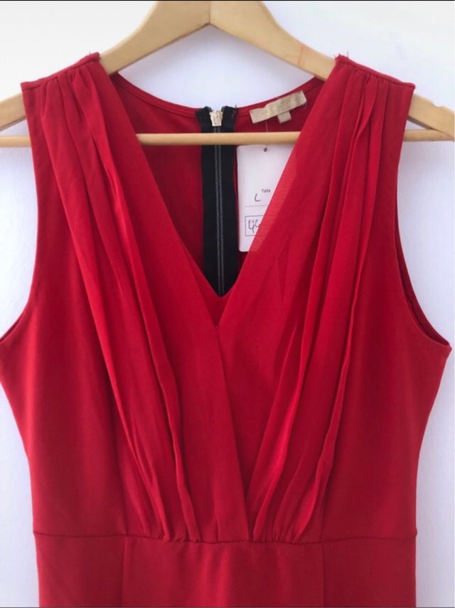 Vestido rojo fiesta talla M.
