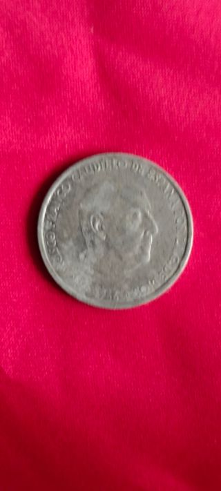 3 Monedas Franco 1966- 50 céntimos 