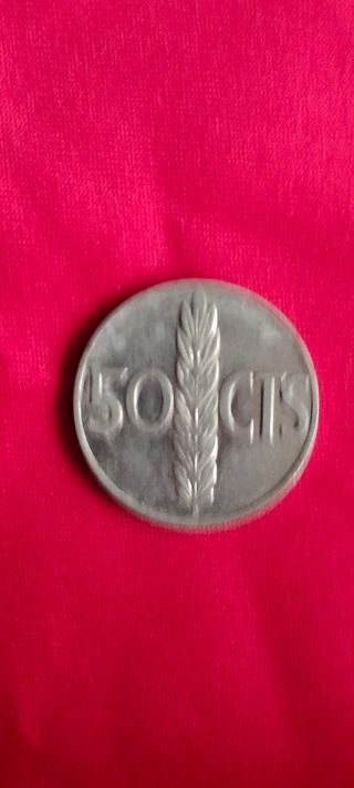 3 Monedas Franco 1966- 50 céntimos 