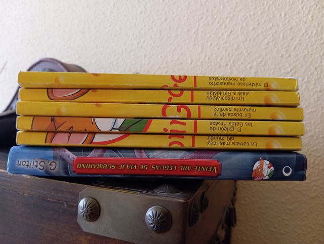 Pack 6 libros Gerónimo Stilton MUY BARATOS