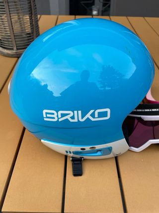 Casco esquí Briko + máscara