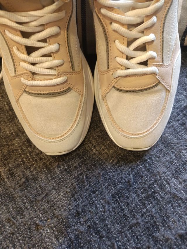 Zapatillas Pull&Bear beige/rosa 36