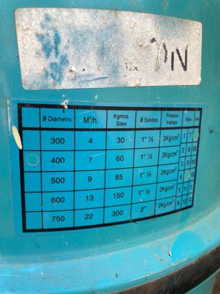 Filtro piscina Ciclón - Azul