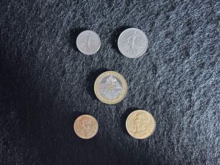 5 Monedas Francesas Franco