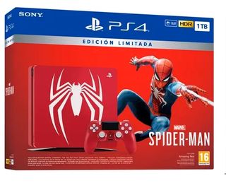 Dualsense + Carcasas + Cajas Marvels Spiderman 1/2