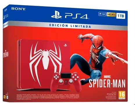 Dualsense + Carcasas + Cajas Marvels Spiderman 1/2