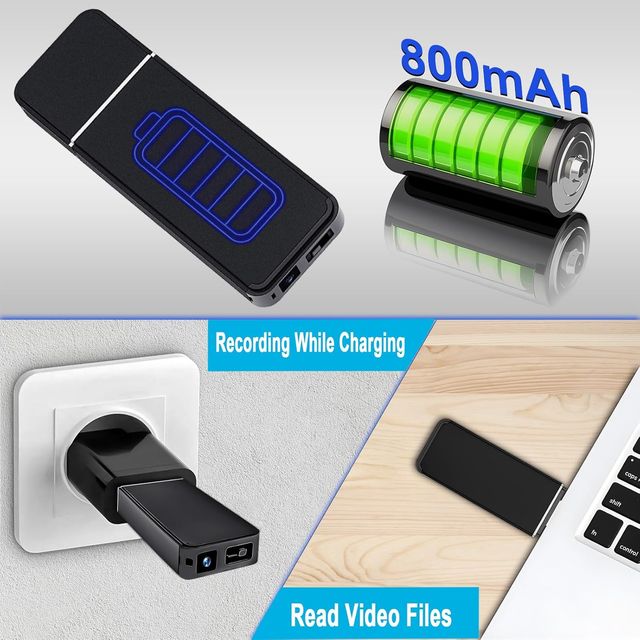 Mini cámara USB HGYGHO 64GB 1080P Cámara de Vídeo