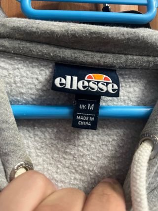 Sudadera ellesse gris talla M