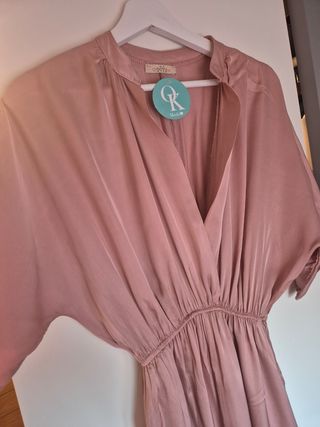 Mono satinado rosa - Talla única