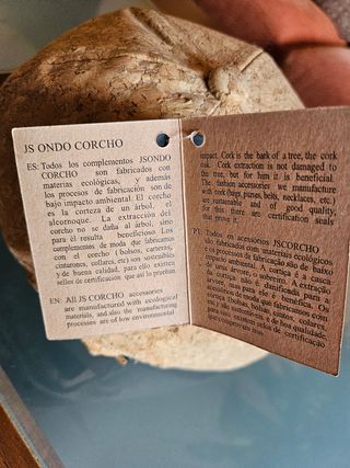 Gorras de corcho marrón - 2uds