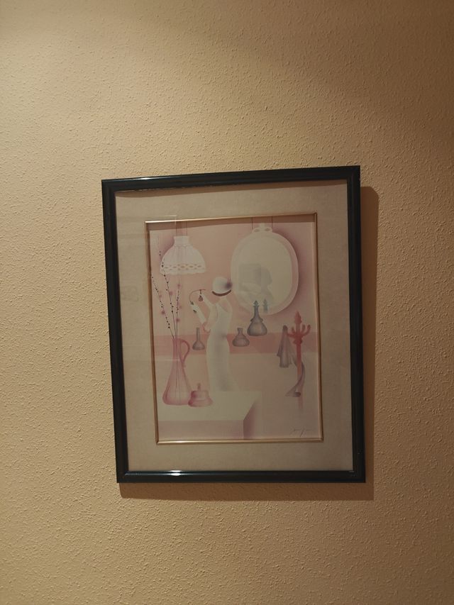 Cuadro Mujer Tocador - Arte Rosa