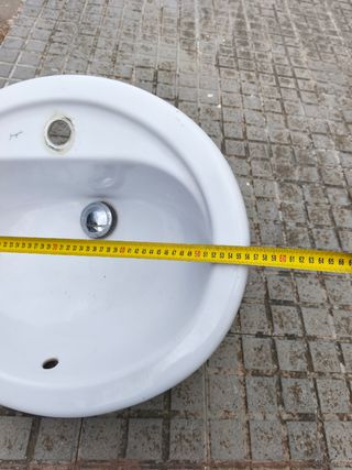 Lavabo Sangra blanco porcelana