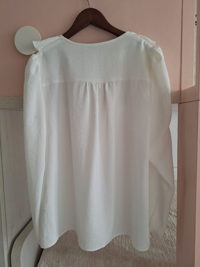 Blusa blanca Renatta&Go M - NUEVA