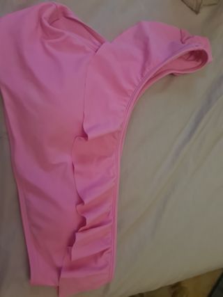 Bikini Shein XL - Rosa y Blanco