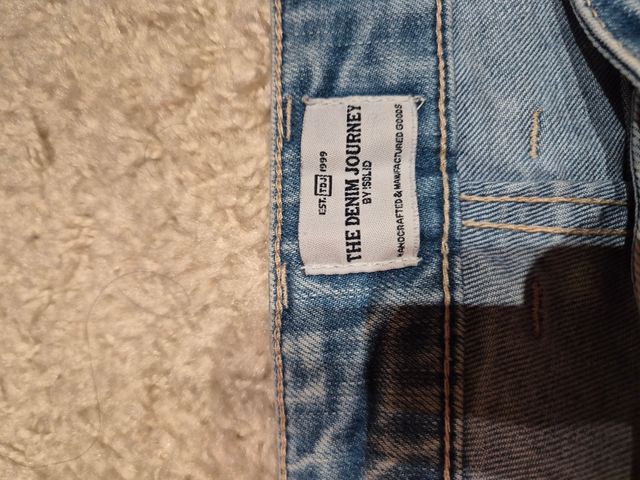 Shorts Vaqueros Rotos - Azul