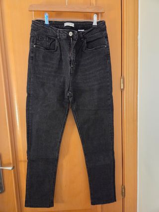 Pantalones Systemaction negros, talla M