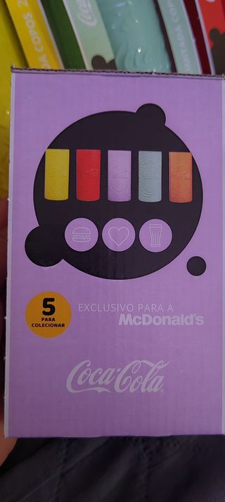 Copos McDonald's - Coleção completa 2025