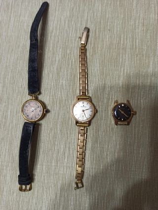 3 relojes mujer antiguos