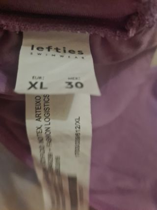 Bañador negro & bikini rosa XL