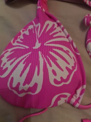 Bañador negro & bikini rosa XL