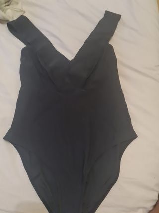 Bañador negro & bikini rosa XL