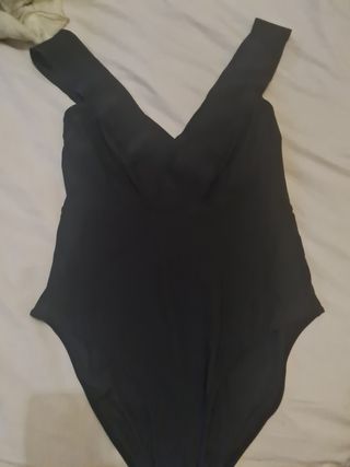 Bañador negro & bikini rosa XL