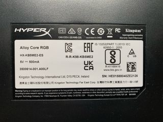 HyperX Alloy Core RGB - Teclado gaming