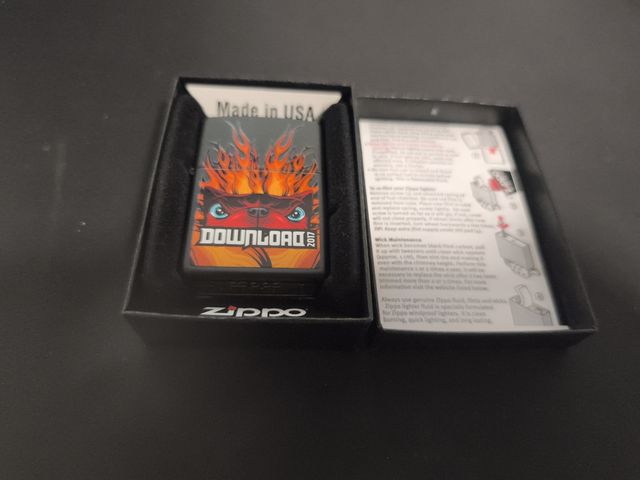 Zippo Download festival 2017 nuevo