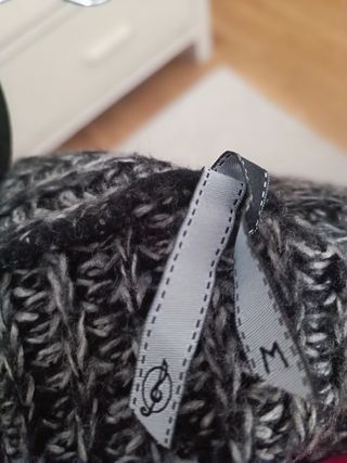 Cárdigan Stradivarius M - Negro/Gris
