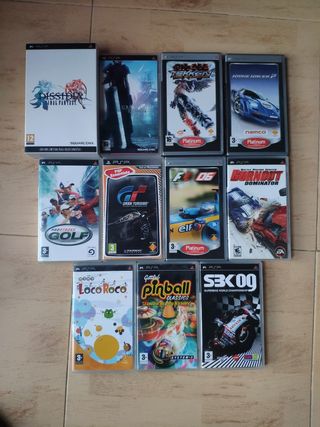 Lote PSP Final Fantasy Ed.Limitada, FFVII, Sony