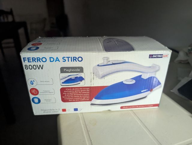 Ferro da Stiro Dicrolux 800W Pieghevole