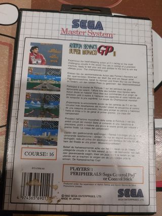 Sega Master System: Ayrton Senna's Super Monaco GP
