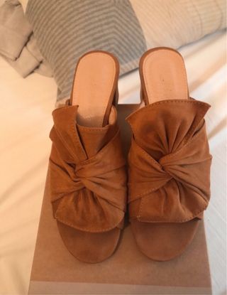 Sandalias Mules Marrón